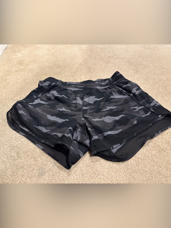 Athleta Pants - Athleta Black & Gray Camo Running Shorts​